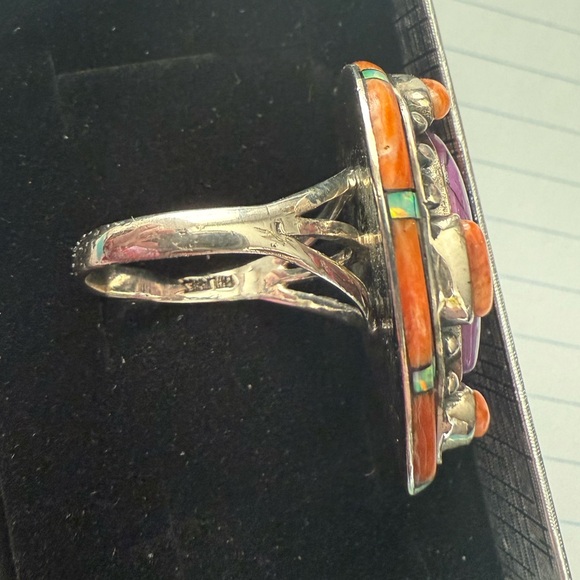 Purple Turquoise Ring and Pendant - Picture 6 of 9